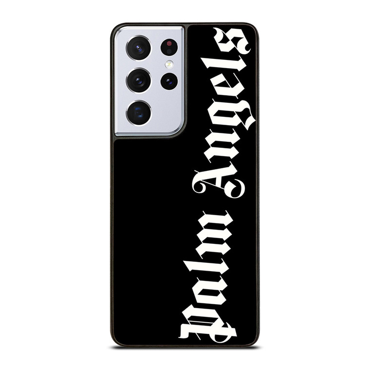 PALM ANGELS BLACK LOGO Samsung Galaxy S21 Ultra Case Cover