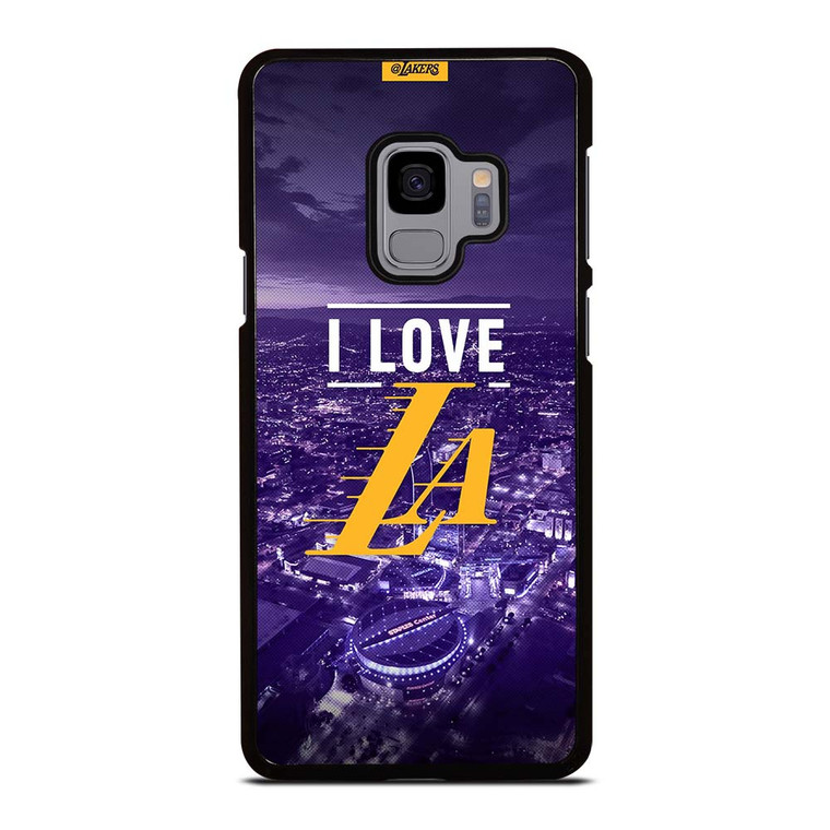 I LOVE LA LAKERS NBA LOGO Samsung Galaxy S9 Case Cover