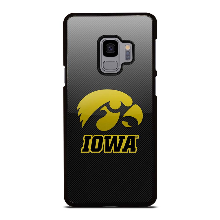 IOWA HAWKEYES CARBON Samsung Galaxy S9 Case Cover