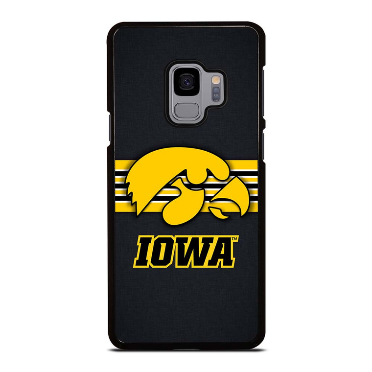 IOWA HAWKEYES STRIPE LOGO Samsung Galaxy S9 Case Cover