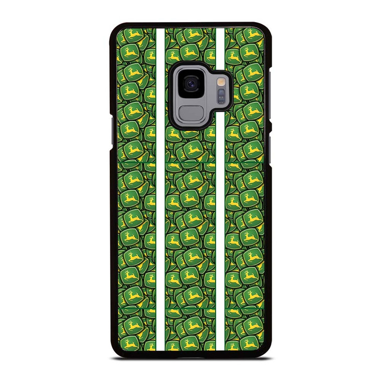 JOHN DEERE WALL COLLAGE GREEN Samsung Galaxy S9 Case Cover JOHN DEERE WALL COLLAGE GREEN Samsung Galaxy S9 Case Cover