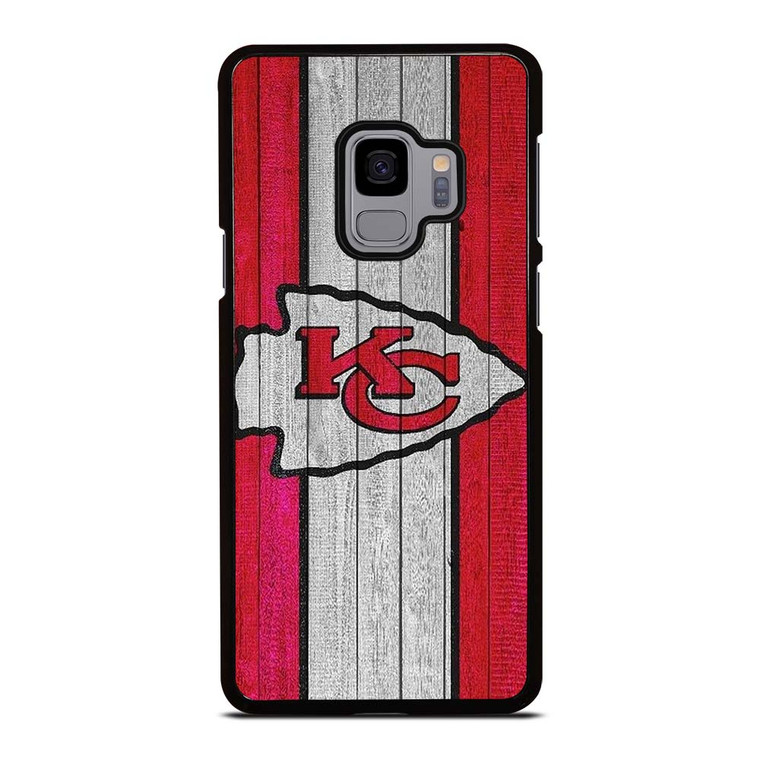 KANSAS CITY CHIEFS WOODEN LOGO Samsung Galaxy S9 Case Cover KANSAS CITY CHIEFS WOODEN LOGO Samsung Galaxy S9 Case Cover