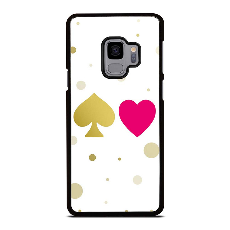 KATE SPADE AND HEART NEW YORK LOGO Samsung Galaxy S9 Case Cover KATE SPADE AND HEART NEW YORK LOGO Samsung Galaxy S9 Case Cover