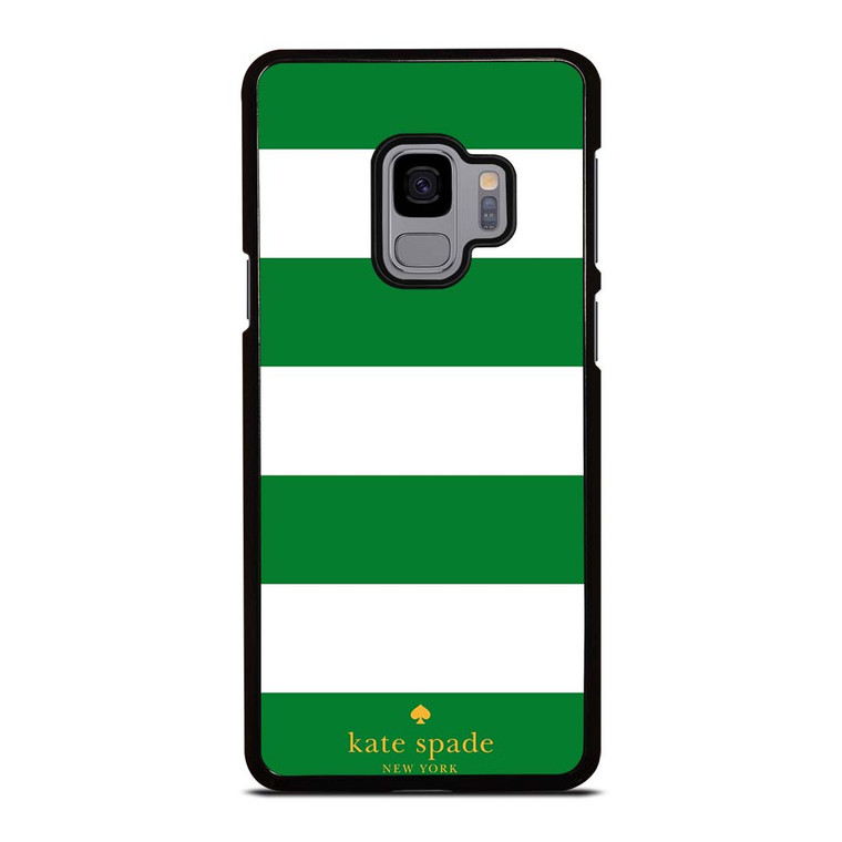 KATE SPADE GREEN STRIPE Samsung Galaxy S9 Case Cover