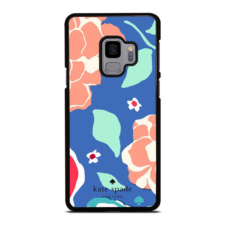 KATE SPADE NEW YORK BLUE FLORAL Samsung Galaxy S9 Case Cover KATE SPADE NEW YORK BLUE FLORAL Samsung Galaxy S9 Case Cover