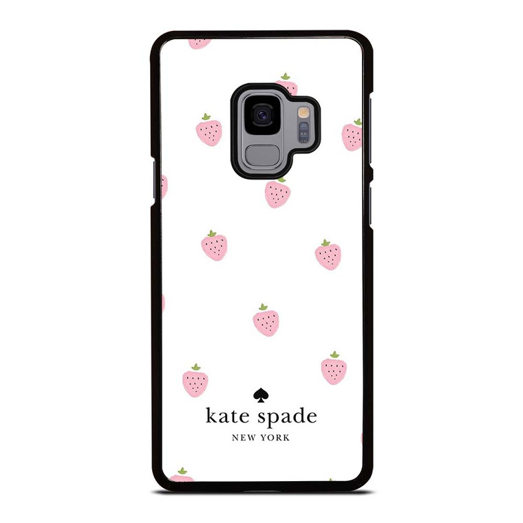 KATE SPADE NEW YORK PINK STRAWBERRY Samsung Galaxy S9 Case Cover KATE SPADE NEW YORK PINK STRAWBERRY Samsung Galaxy S9 Case Cover