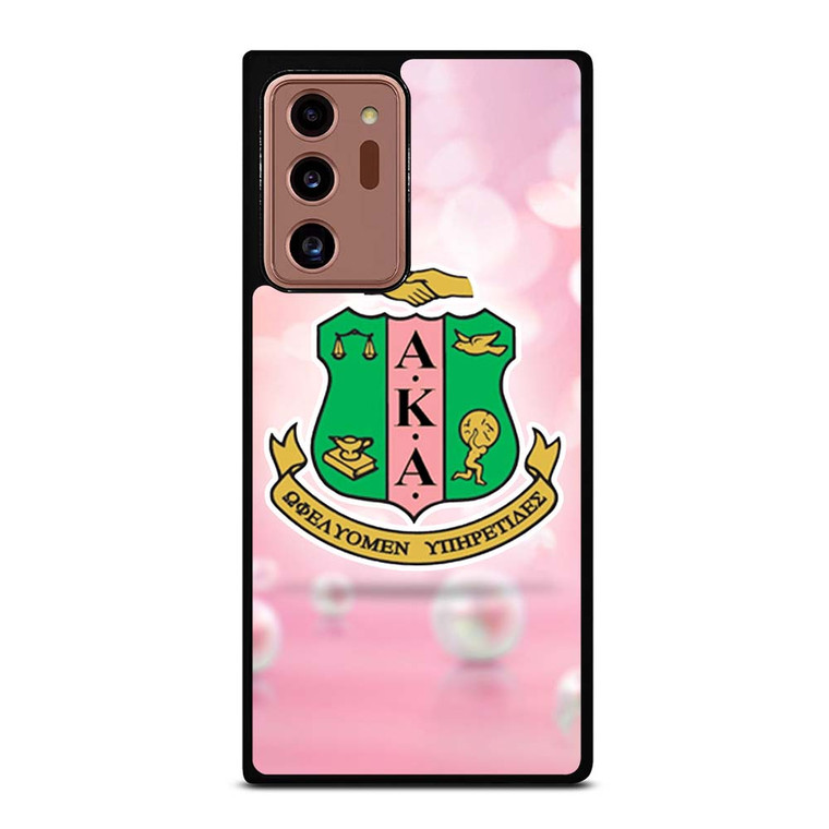 AKA PINK AND GREEN LOGO 2 Samsung Galaxy Note 20 Ultra Case Cover