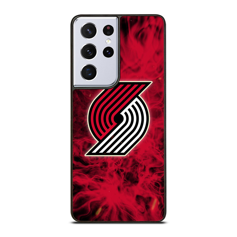 PORTLAND TRAIL BLAZERS BASKETBALL NBA FIRE Samsung Galaxy S21 Ultra Case Cover