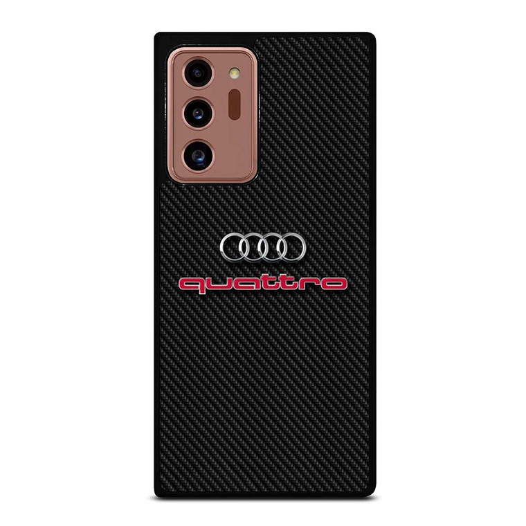 AUDI QUATTRO CARBON LOGO Samsung Galaxy Note 20 Ultra Case Cover