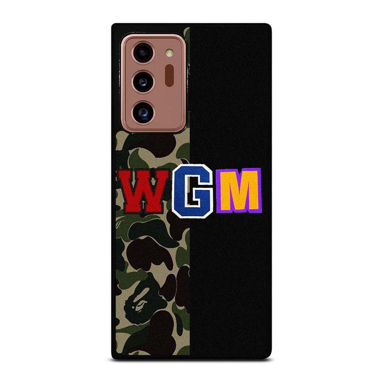 BAPE WGM CAMO Samsung Galaxy Note 20 Ultra Case Cover