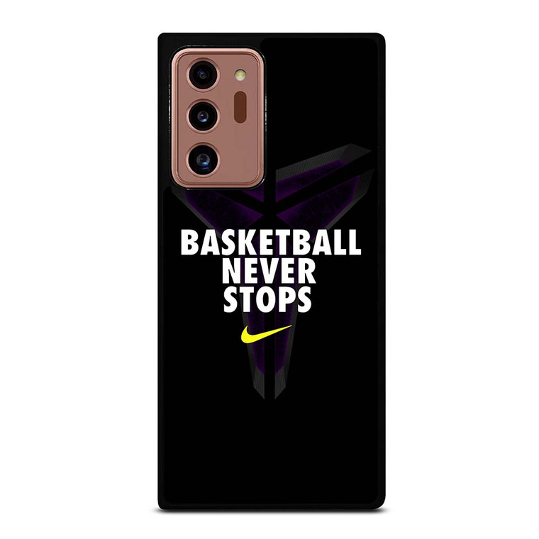BASKETBALL NEVER STOPS BLACK MAMBA Samsung Galaxy Note 20 Ultra Case Cover