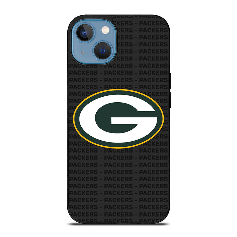 GREEN BAY PACKERS FOOTBALL TEXT iPhone 13 Case Cover
