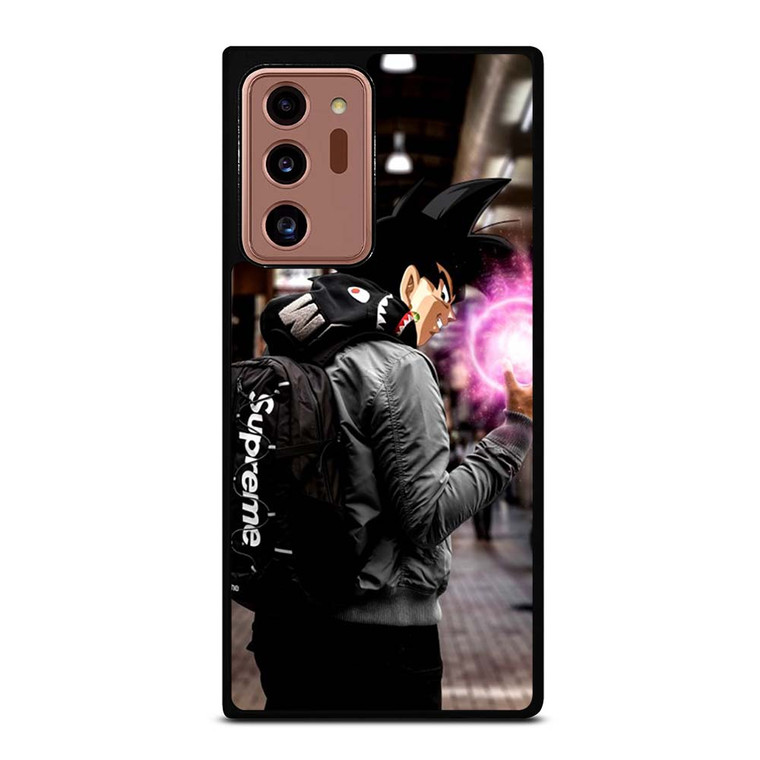 BLACK GOKU SUPREME Samsung Galaxy Note 20 Ultra Case Cover BLACK GOKU SUPREME Samsung Galaxy Note 20 Ultra Case Cover