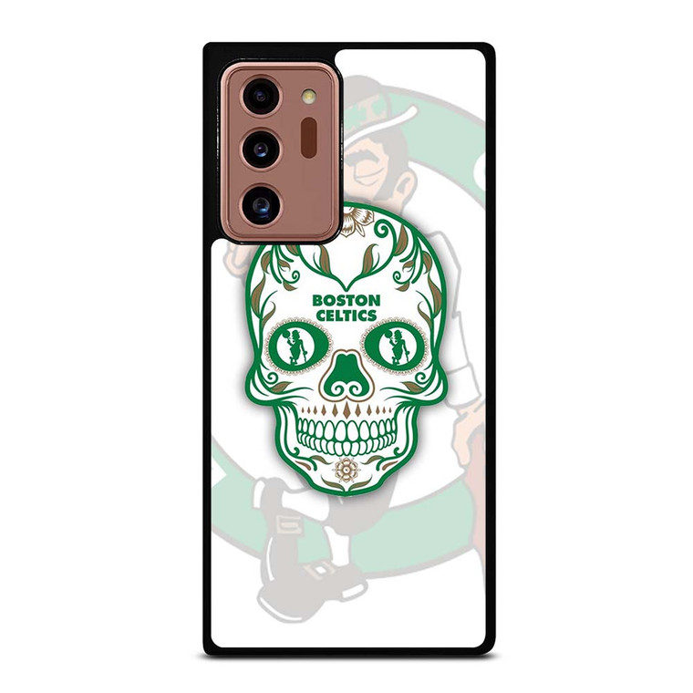 BOSTON CELTICS BASKET SKULL Samsung Galaxy Note 20 Ultra Case Cover