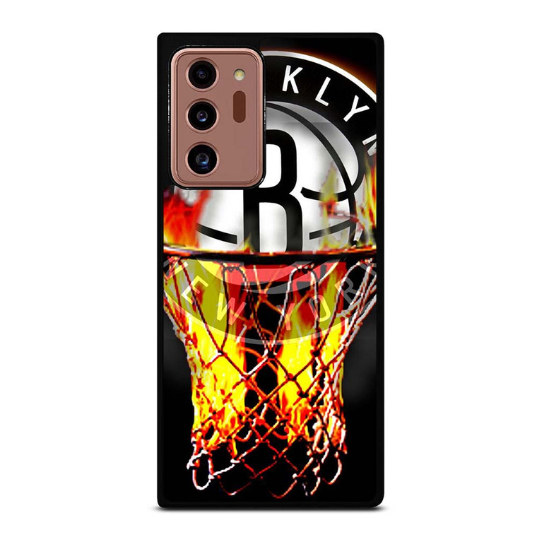BROOKLYN NETS BASKETBALL RING Samsung Galaxy Note 20 Ultra Case Cover BROOKLYN NETS BASKETBALL RING Samsung Galaxy Note 20 Ultra Case Cover