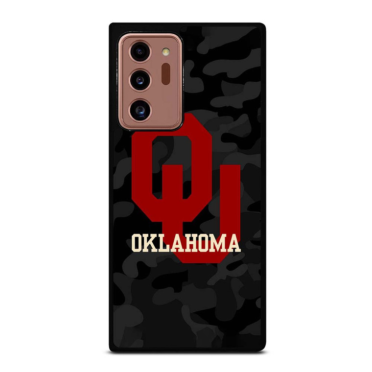 CAMO OKLAHOMA SOONERS LOGO Samsung Galaxy Note 20 Ultra Case Cover