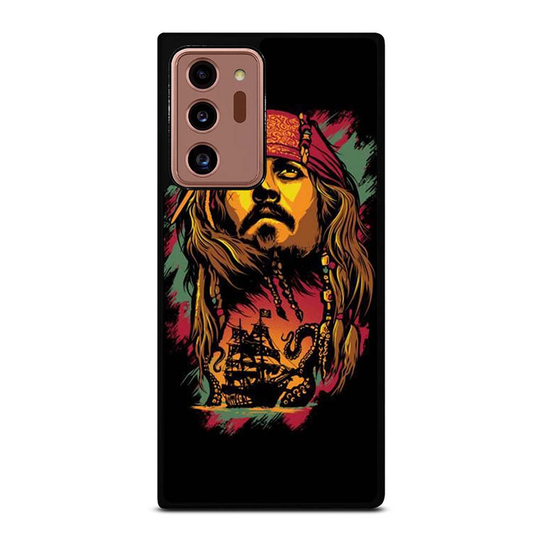 CAPTAIN JACK PIRATES OF THE CARIBBEAN ART Samsung Galaxy Note 20 Ultra Case Cover