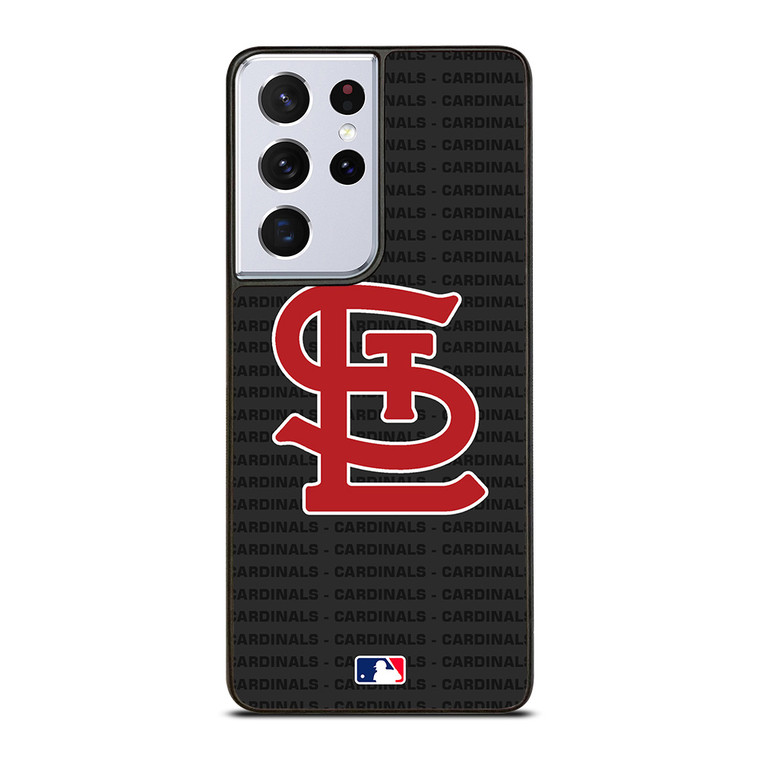 SAINT LOUIS CARDINALS BASEBALL BLACK Samsung Galaxy S21 Ultra Case Cover