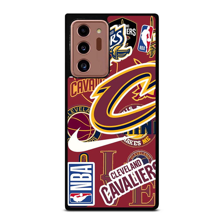 CLEVELAND CAVALIERS NBA STICKER BOMB Samsung Galaxy Note 20 Ultra Case Cover