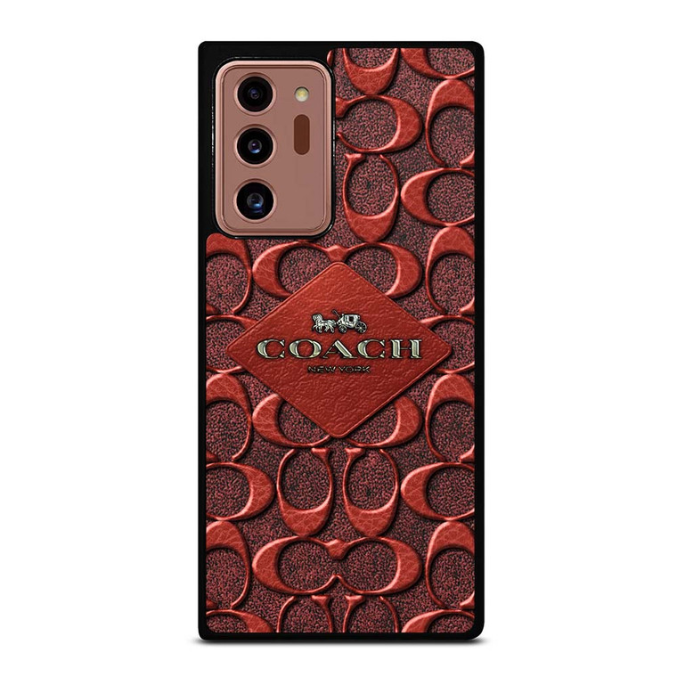 COACH NEW YORK BROWN 2 Samsung Galaxy Note 20 Ultra Case Cover COACH NEW YORK BROWN 2 Samsung Galaxy Note 20 Ultra Case Cover