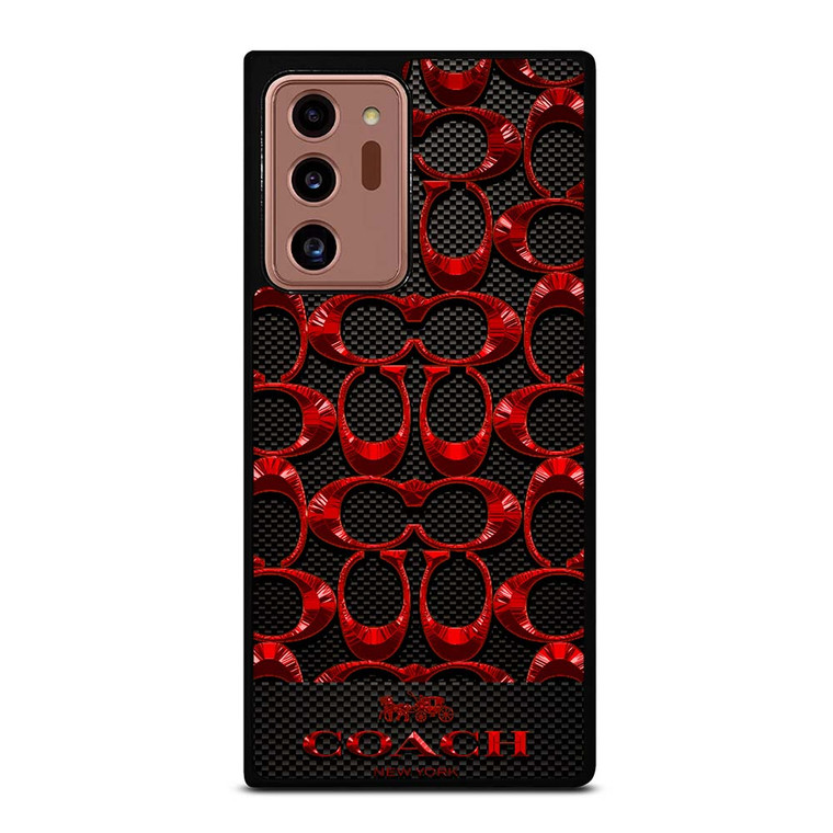 COACH NEW YORK CARBON Samsung Galaxy Note 20 Ultra Case Cover COACH NEW YORK CARBON Samsung Galaxy Note 20 Ultra Case Cover
