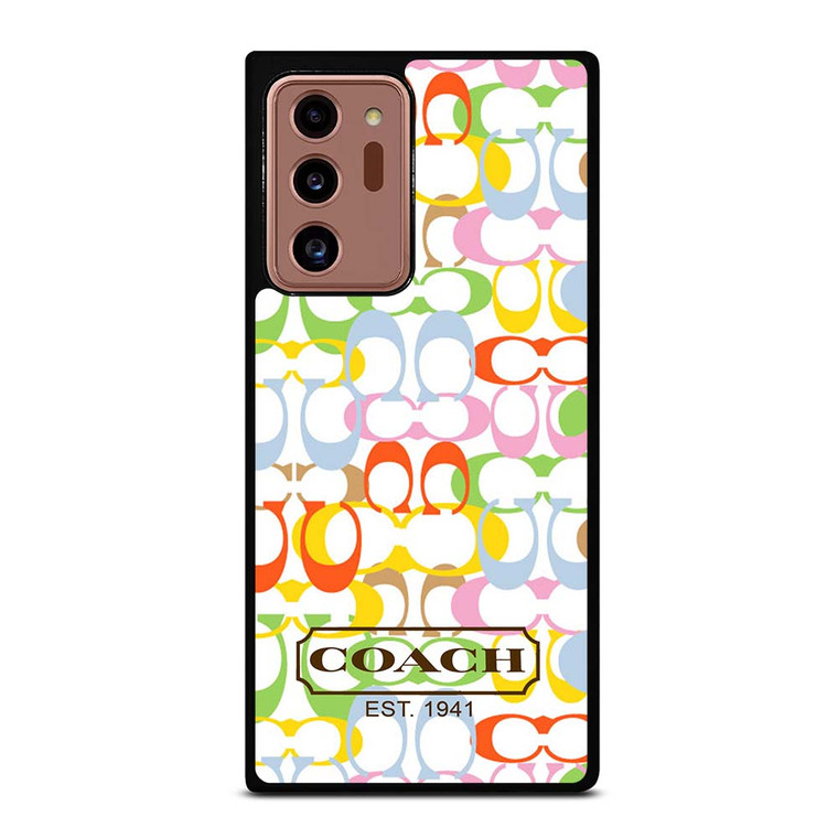 COACH NEW YORK COLORFUL Samsung Galaxy Note 20 Ultra Case Cover