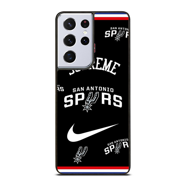 SAN ANTONIO SPURS NBA X SUPREME NIKE Samsung Galaxy S21 Ultra Case Cover