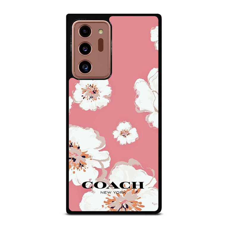 COACH NEW YORK PINK FLOWER Samsung Galaxy Note 20 Ultra Case Cover COACH NEW YORK PINK FLOWER Samsung Galaxy Note 20 Ultra Case Cover