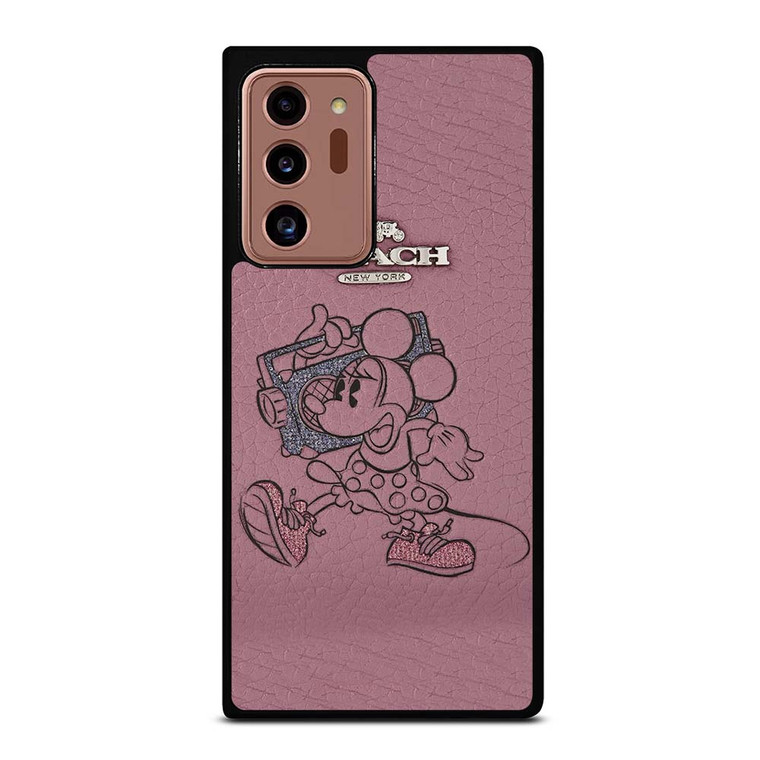 COACH NEW YORK PINK MICKEY MOUSE Samsung Galaxy Note 20 Ultra Case Cover