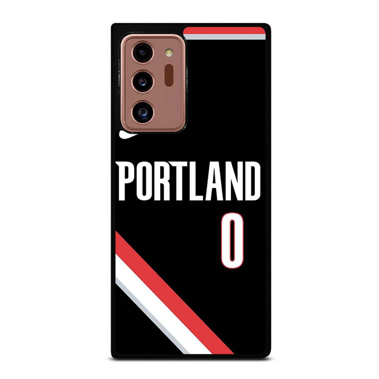 DAMIAN LILLARD PORTLAND TRAIL BLAZERS BLACK Samsung Galaxy Note 20 Ultra Case Cover DAMIAN LILLARD PORTLAND TRAIL BLAZERS BLACK Samsung Galaxy Note 20 Ultra Case Cover