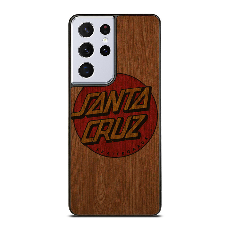 SANTA CRUZ SKATEBOARD WOODEN LOGO Samsung Galaxy S21 Ultra Case Cover