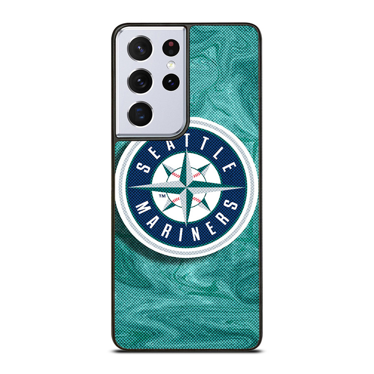 SEATTLE MARINERS MLB BASEBALL LOGO 2 Samsung Galaxy S21 Ultra Case Cover