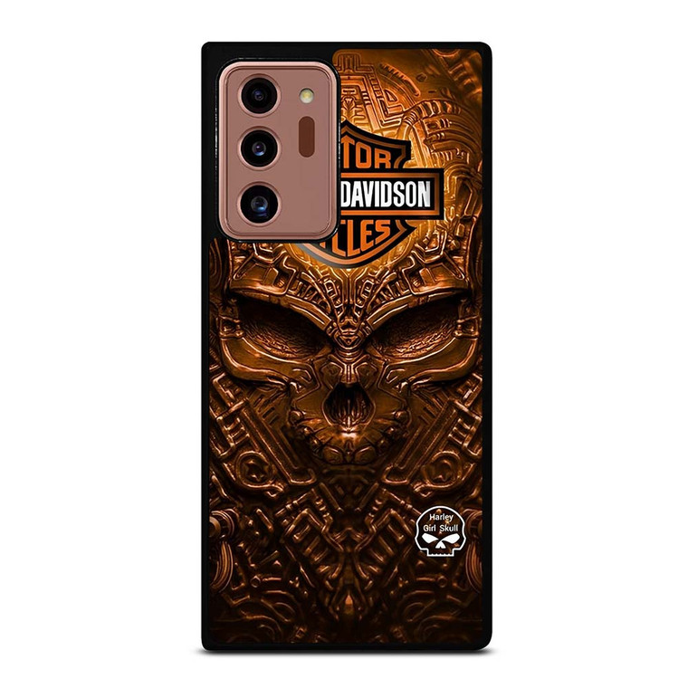 HARLEY DAVIDSON SKULL METAL MOTOR Samsung Galaxy Note 20 Ultra Case Cover