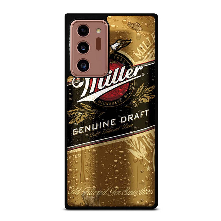 ICED MILLER GENUINE DRAFT BEER CAN Samsung Galaxy Note 20 Ultra Case Cover