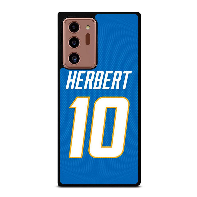 JUSTIN HERBERT LOS ANGELES CHARGERS NFL Samsung Galaxy Note 20 Ultra Case Cover
