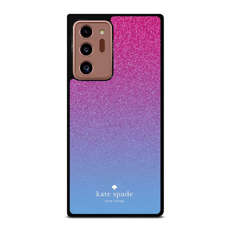 KATE SPADE NEW YORK PINK BLUE GLITTER Samsung Galaxy Note 20 Ultra Case Cover