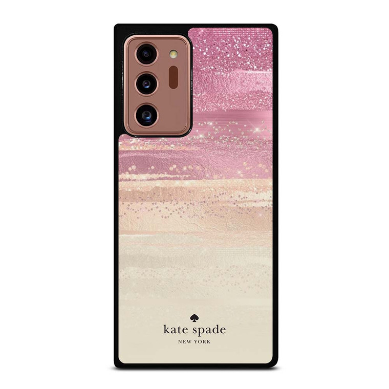 KATE SPADE NEW YORK ROSE GOLD GLITTER Samsung Galaxy Note 20 Ultra Case Cover