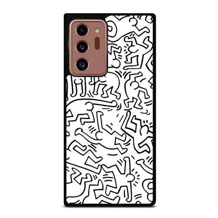 KEITH HARING BLACK WHITE Samsung Galaxy Note 20 Ultra Case Cover