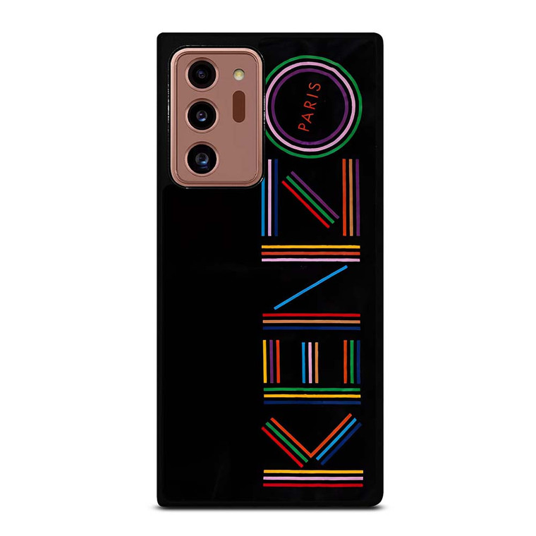 KENZO PARIS COLORFUL LOGO Samsung Galaxy Note 20 Ultra Case Cover