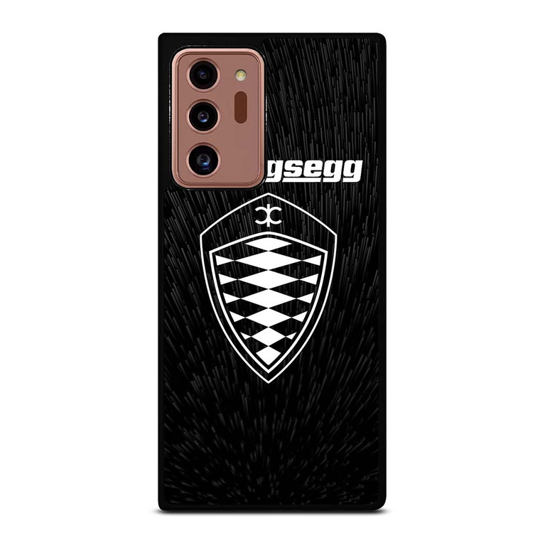 KOENIGSEGG LOGO BLACK PATTERN Samsung Galaxy Note 20 Ultra Case Cover