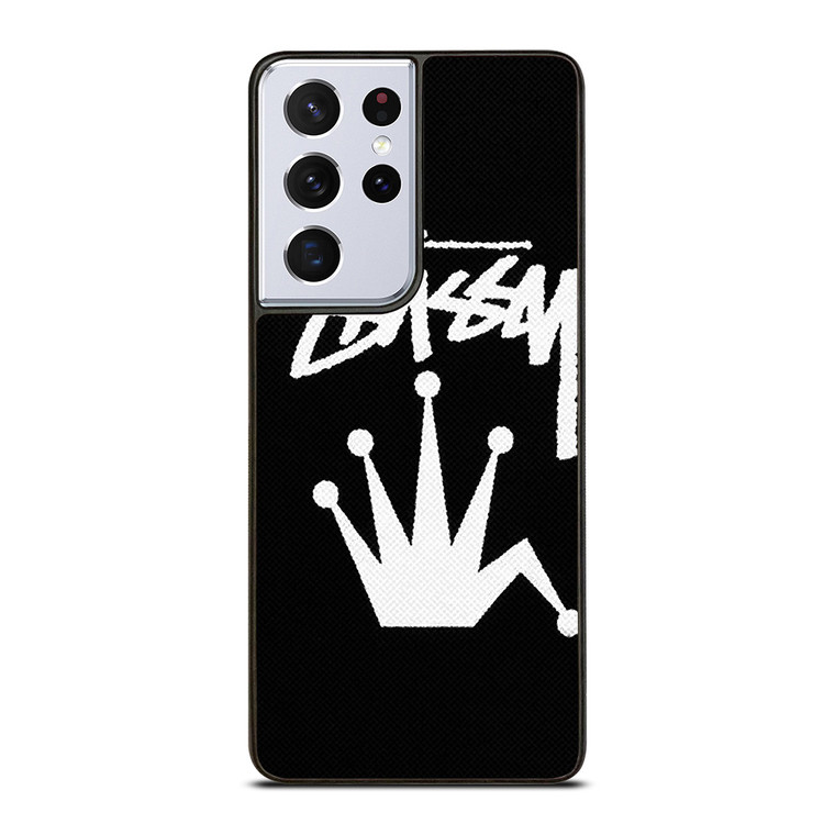 STUSSY PARIS BENT CROWN Samsung Galaxy S21 Ultra Case Cover