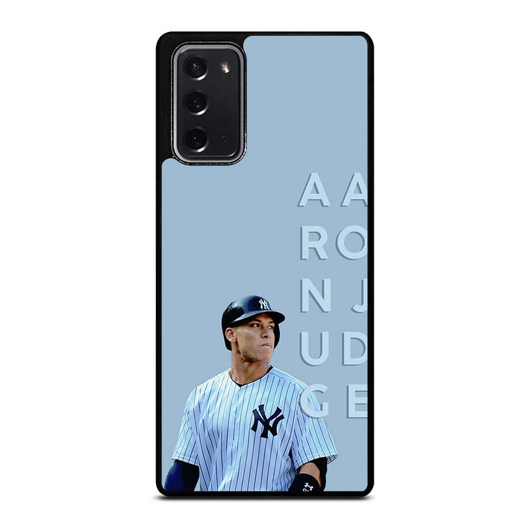 AARON JUDGE BASEBALL NEW YORK YANKEES Samsung Galaxy Note 20 Case Cover AARON JUDGE BASEBALL NEW YORK YANKEES Samsung Galaxy Note 20 Case Cover