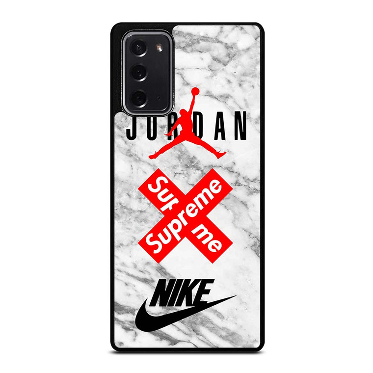 AIR JORDAN MARBLE SUPREME NIKE Samsung Galaxy Note 20 Case Cover AIR JORDAN MARBLE SUPREME NIKE Samsung Galaxy Note 20 Case Cover
