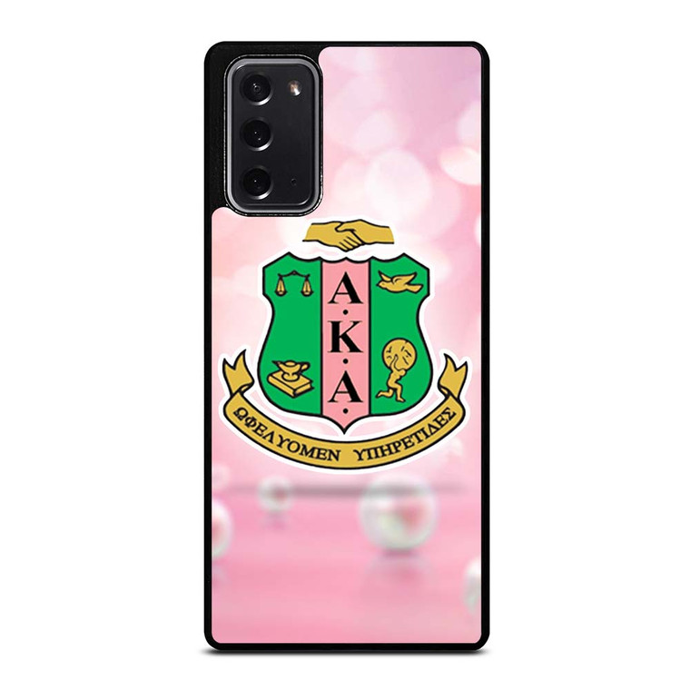 AKA PINK AND GREEN LOGO 2 Samsung Galaxy Note 20 Case Cover