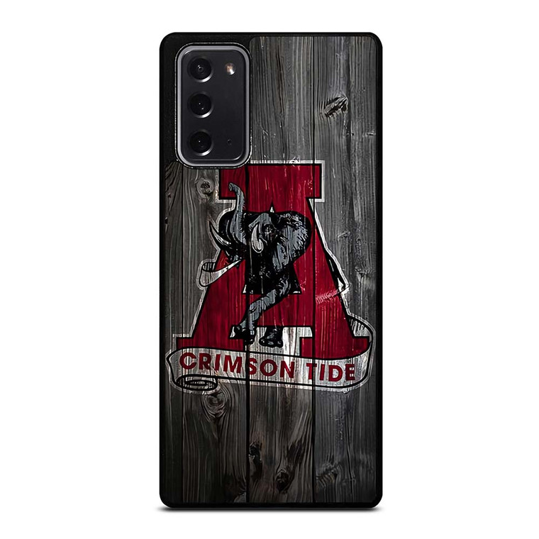 ALABAMA CRIMSON TIDE WOODEN ICON Samsung Galaxy Note 20 Case Cover ALABAMA CRIMSON TIDE WOODEN ICON Samsung Galaxy Note 20 Case Cover