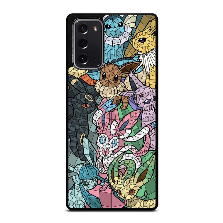 ALL POKEMON EEVEE MOZAIC Samsung Galaxy Note 20 Case Cover