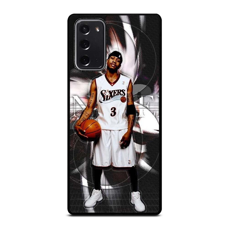 ALLEN IVERSON 3 SIXERS NBA Samsung Galaxy Note 20 Case Cover ALLEN IVERSON 3 SIXERS NBA Samsung Galaxy Note 20 Case Cover