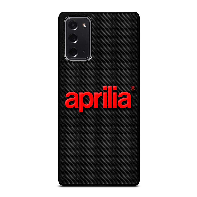 APRILIA MOTOR CARBON LOGO Samsung Galaxy Note 20 Case Cover