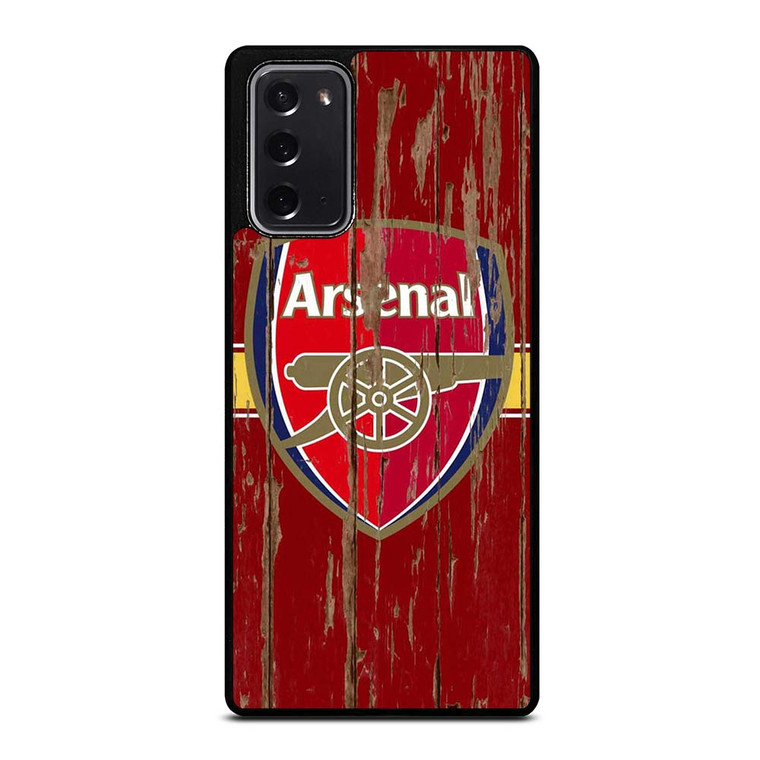 ARSENAL FC WOODEN LOGO Samsung Galaxy Note 20 Case Cover