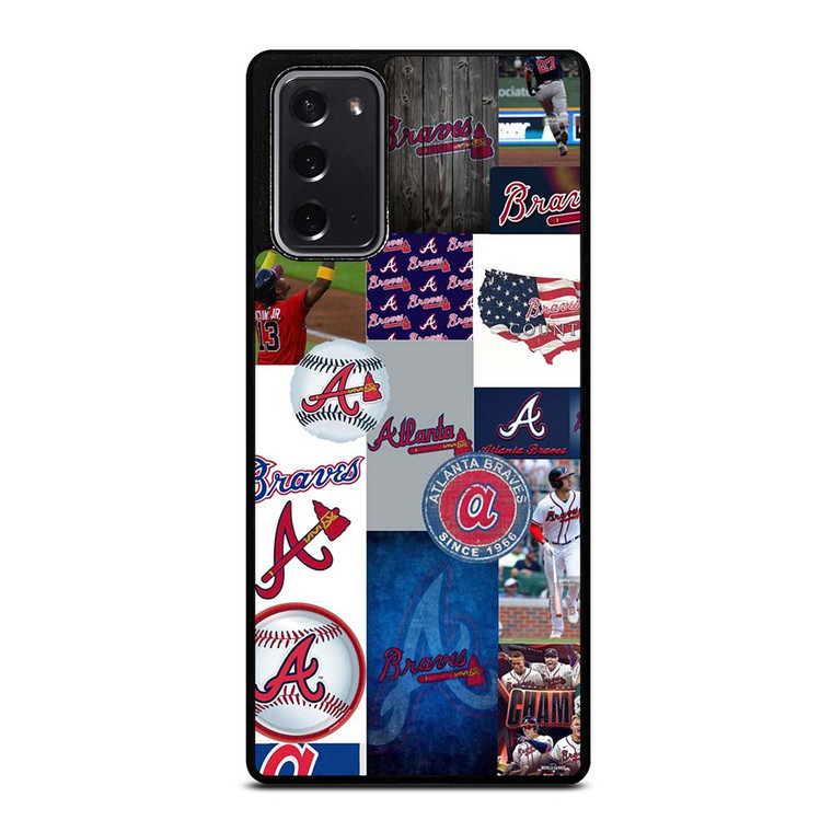 ATLANTA BRAVES COLLAGE WALL Samsung Galaxy Note 20 Case Cover